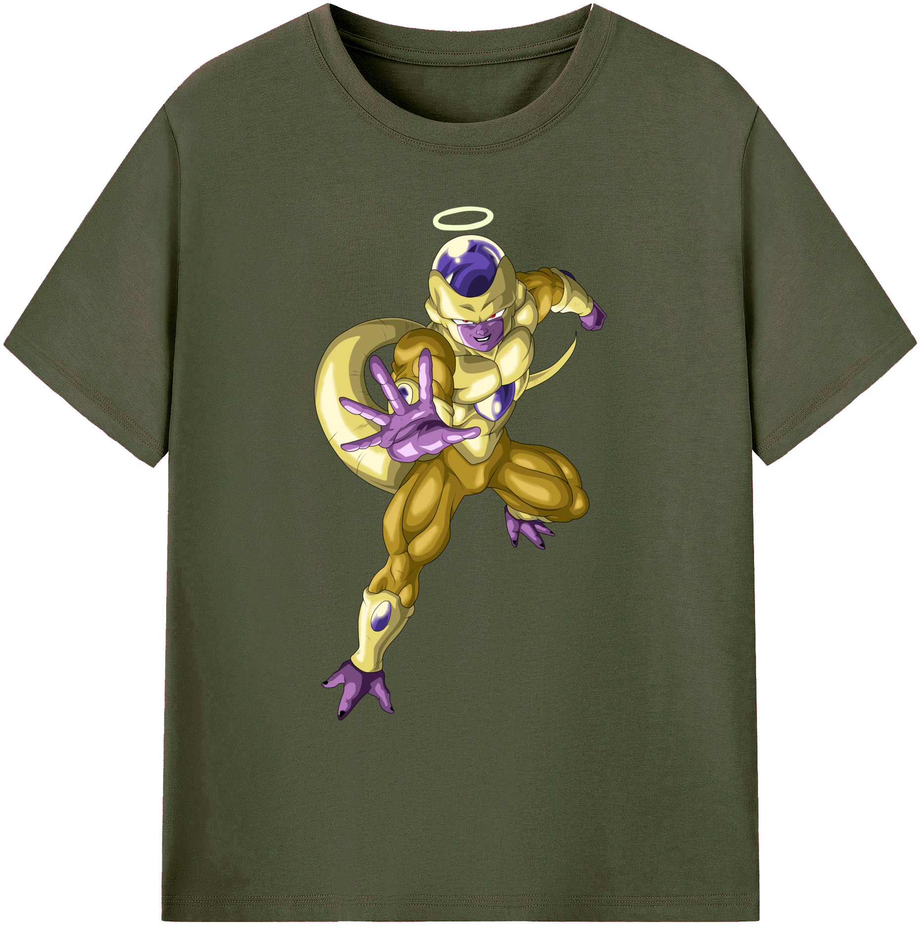 （画像用） ドラゴンボール フリーザ DRAGON BALL Frieza 綿100％ メンズ半袖Tシャツ｜肌触りやわらか＆通気性